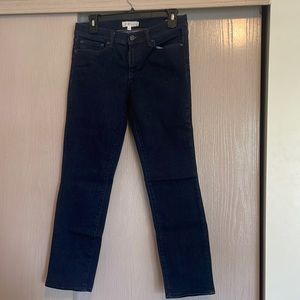 Tory Burch dark wash crop jeans